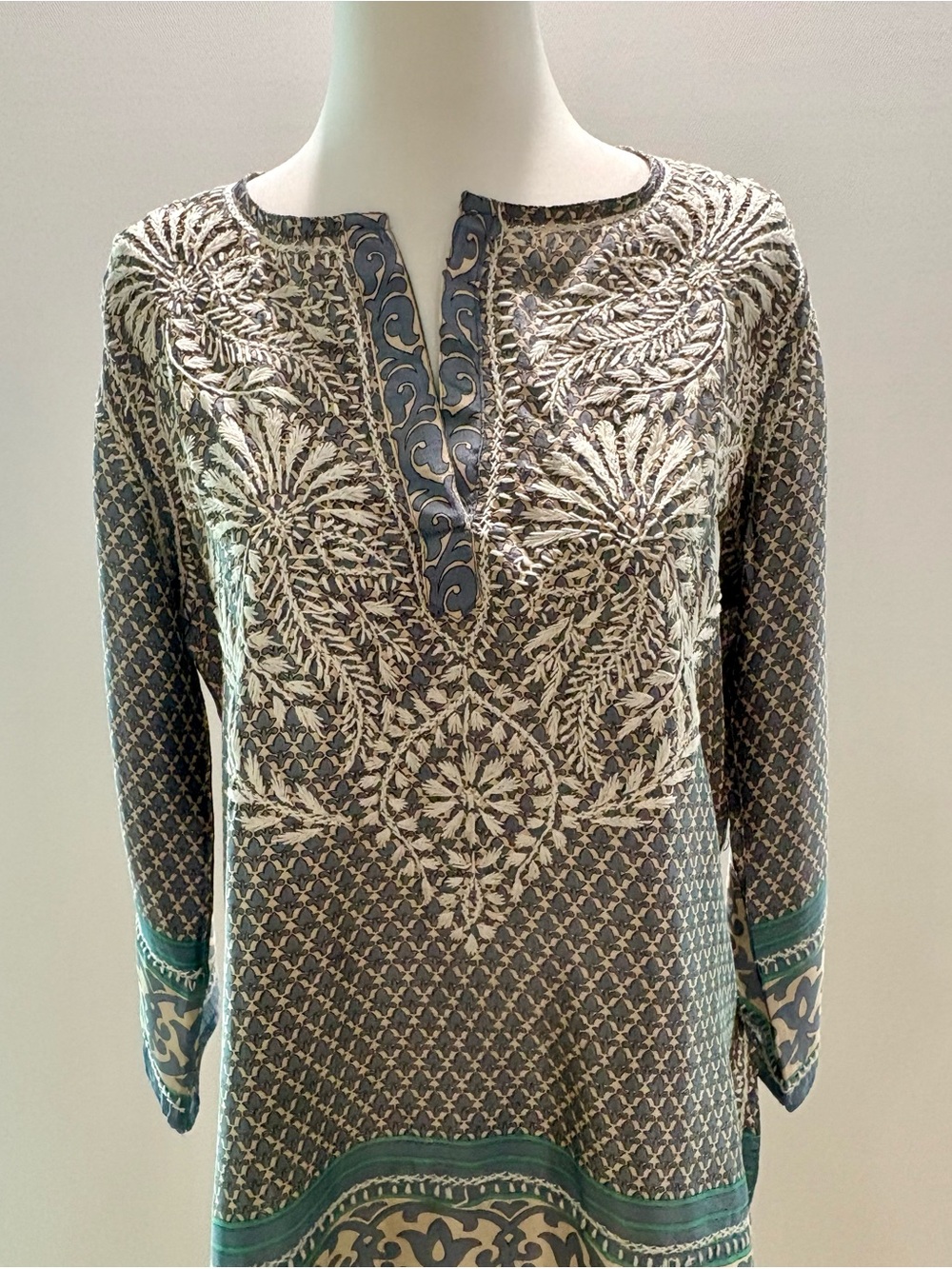 Gretchen Scott Designs Silk “Feel” Tunic